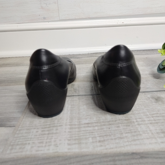 Ecco Black Noir Women's Sculptured Pumps EUR 38 US 7/7.5 - Picture 12 of 13